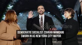 Democratic Socialist Zohran Mamdani Sworn In as New York City Mayor