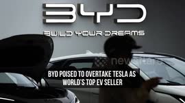 BYD Poised to Overtake Tesla as World's Top EV Seller