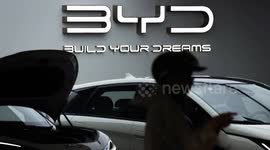 UNCAPTIONED: BYD Poised to Overtake Tesla as World's Top EV Seller