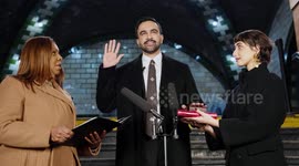 UNCAPTIONED: Democratic Socialist Zohran Mamdani Sworn In as New York City Mayor