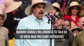 Maduro Signals Willingness to Talk as US Drug War Pressure Intensifies