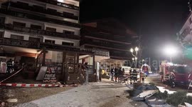 UNCAPTIONED: Deadly New Year Bar Fire Kills Dozens at Swiss Ski Resort