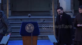 Zohran Mamdani inaugurated as New York City mayor at grand public ceremony