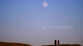 First full moon in 2026 Wolf Moon at Arbor Low the 