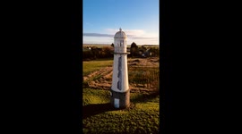 Whitgift Lighthouse Sunset: Aerial Views of Yorkshire's Rural Beauty