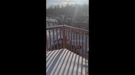 UTV Drifts Through Snow And Spins Giant Bowl Of Passengers