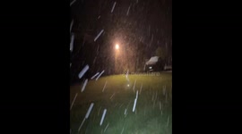 Unusual heavy snowfall transforms Cambridgeshire landscape, England, UK