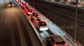 Germany: Snow and Black Ice Lead to Overnight Traffic Accidents in Berlin