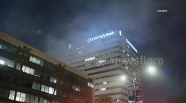 US, Los Angeles: Sherman Oaks Fire At Sherman Oaks Galleria