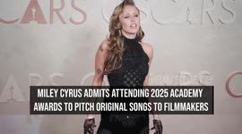 NEWS OF THE WEEK: Miley Cyrus admits attending 2025 Academy Awards to pitch original songs to filmmakers