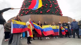 Madrid Celebrates the Capture of NICOLAS MADURO