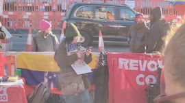 An emergency demonstration was held by a representative of The Revolutionary Communist Group (RCG) in London to condemn Trump's war on Venezuela and the abduction of Venezuelan President Nicolas Maduro