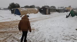 Syria: Snowstorm in Displacement Camps Syria