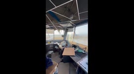Earthquake aftermath at Mexico City airport control tower, Mexico