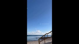 Ukrainian aircraft chases Russian drone over Odesa, Ukraine