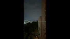 Nighttime explosions rock Caracas skyline, Venezuela