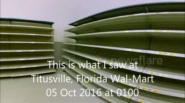 Wal-Mart M-T before hurricane