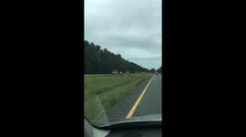 Buses headed into Charleston SC to help with evacuation.  #evacuation effort. #loveyourneighbor #HurricaneMatthew https://t.co/I3jjFax35n