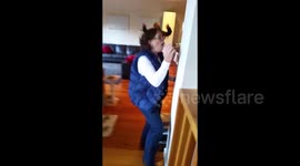 Man spends six months scaring his mum with air horn