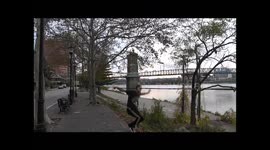 Raw Footage Slackline  Night