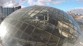 Trinty Leeds Glass Dome Roof Time Lapse