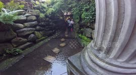 Funny Boy Slips In The Water