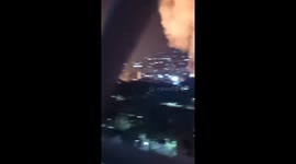Explosions seen near La Carlota military airport, Altamira, Caracas