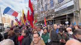 Madrid Protests Against The USA