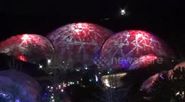 Eden Project Christmas lights, January 4 th 2026, the final night