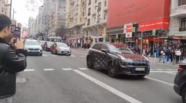 Spain: Venezuelans in Madrid Celebrate Following Capture of President Maduro