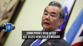 China Pushes Back After U.S. Seizes Venezuela's Maduro