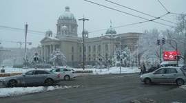 Serbia: Heavy snowfall blankets Serbia, closing transport, power