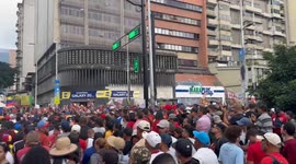 Venezuela: Venezuelans rally in Caracas demanding Maduro's return