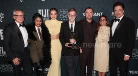 UNCAPTIONED: One Battle After Another wins Best Film at the Critics Choice Awards