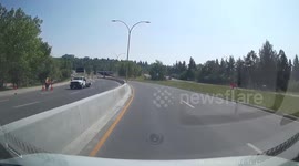 Jaywalker Jumping Barrier Doesn't Stick the Landing