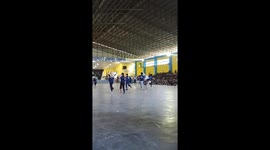 Funny school game mishap at WVSU in Iloilo, Philippines