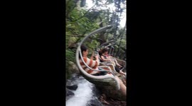 Flying Over the Water in Basket Chairs