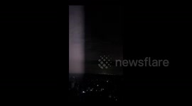 Nepal: Lightning strikes during thunderstorm in Dharan