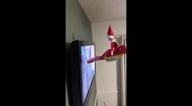 Elf on the Shelf Crash Lands Into TV