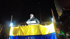 Speaker Daniel Kebede, a General Secretary of the National Education Union, rallied and protested against the US imperialism. No countries are safe in London, England