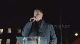 Speaker Eddie Dempsey, shame on the UK government that is cowardly to stand up to the US, which threatens every Latin American country if it doesn't bow to US imperialism in London, England.