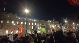 Demonstration No War on Venezuela and No Blood for Oil in London, England