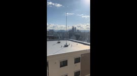 Antenna shakes as magnitude 6.2 quake jolts western Japan