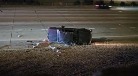 US, Phoenix: Phoenix Troopers Investigate I-10 Rollover Collision