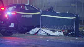 US, Los Angeles: Long Beach Double Fatal Crash