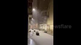 Spain: Heavy Snow Blankets Tarrega / 2