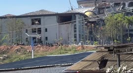 Thai soldiers put razor wire fence along land 'recaptured from Cambodia'