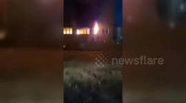Iran: Fire Erupts At Iran Municipality Building
