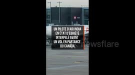 Un pilote d'Air India en état d'ébriété interpellé avant un vol en partance du Canada