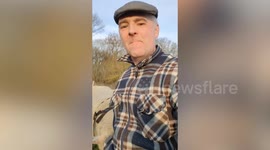 Ram brutally interrupts farmer’s New Year greeting with surprise headbutt